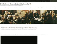 Tablet Screenshot of mckinney433.org